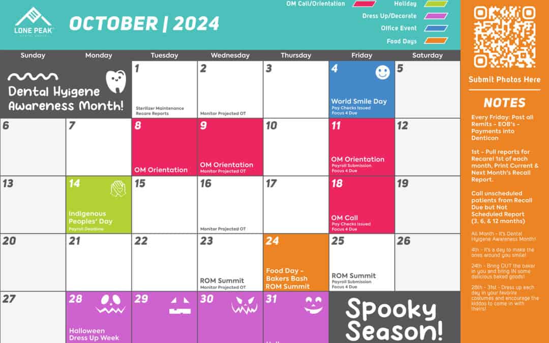 October Calendar
