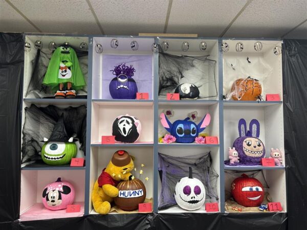 Picture of dental practice celebrating "Halfway to Halloween"